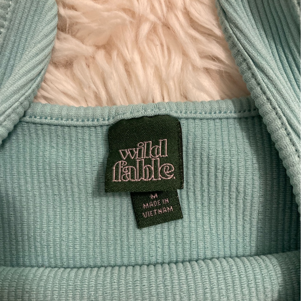 Wild Fable Ribbed Tube Top in Teal - Picture 2 of 4